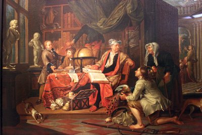 Peasants Pay the Manor Lord Their Rent in Kind by Peter Jacob Horemans